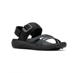 Buty trekkingowe damskie Merrell District 4. Czarne buty trekkingowe Merrell, z materiału, bez zapięcia. Za 414,00 zł.