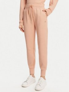 Lacoste Spodnie dresowe XF0343 Pomarańczowy Regular Fit. Brązowe spodnie dresowe Lacoste, bez wzorów, z bawełny. Za 359,99 zł.