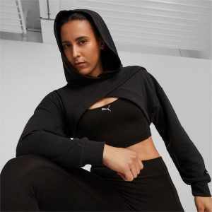 Puma Bluza Fit Move Crop 52386801. Białe bluzy Puma, l, bez wzorów, bez kaptura. Za 182,99 zł.