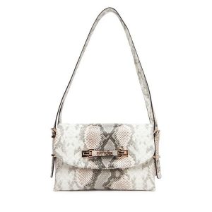 Torebka Guess. Szare torebki klasyczne Guess, z aplikacjami, bez dodatków. Za 399,99 zł.