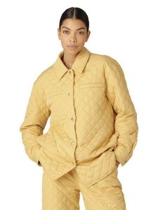 Ilse Jacobsen Kurtka pikowana w kolorze żółtym rozmiar: 38. Żółte kurtki Ilse Jacobsen, bez wzorów, bez kaptura. Za 113,63 zł.