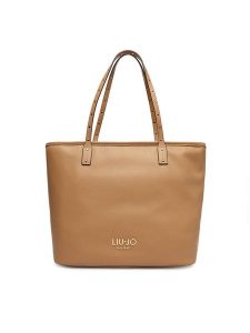 Liu Jo Torebka AA6070 E1012 Brązowy. Brązowe shopper bag Liu Jo, bez wzorów, ze skóry, bez dodatków. Za 599,99 zł.