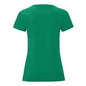 Koszulka Damska Iconic 150. Zielone bluzki FRUIT OF THE LOOM, xs, bez wzorów, sportowe, bez kołnierzyka, bez ramiączek. Za 28,99 zł.