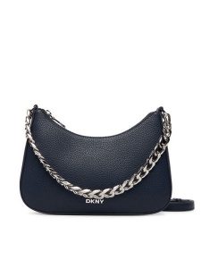 DKNY Torebka R52EAI10 Granatowy. Niebieskie torebki klasyczne DKNY, bez wzorów, ze skóry, bez dodatków. Za 609,99 zł.