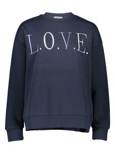 Sublevel Bluza w kolorze granatowym rozmiar: XS. Niebieskie bluzy Sublevel, xs, bez wzorów, bez kaptura. Za 43,88 zł.
