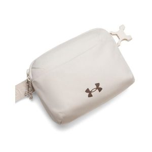 Saszetka Under Armour Listonoszka Torebka Na Ramię Beżowa. Brązowe nerki i saszetki Under Armour, bez wzorów, z materiału. Za 148,75 zł.