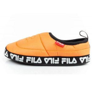 Kapcie Fila Comfider FFW0227.30019 pomarańczowe. Brązowe kapcie bez wzorów, z gumy. Za 147,90 zł.