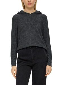 S.Oliver Bluza w kolorze antracytowym rozmiar: 38. Czarne bluzy s.Oliver, s, bez wzorów, z kapturem. Za 79,03 zł.