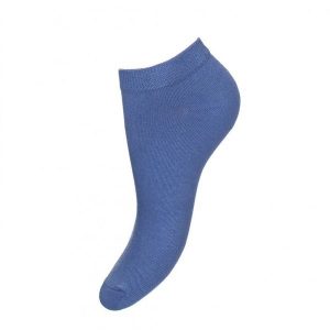 Bawełniane stopki GŁADKIE JEANS 879. Skarpetki Milena, bez wzorów, z bawełny. Za 13,90 zł.