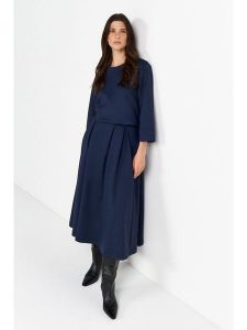 Rich & Royal Spódnica w kolorze granatowym rozmiar: L. Niebieskie spódnice Rich & Royal, l, bez wzorów, maxi. Za 259,95 zł.