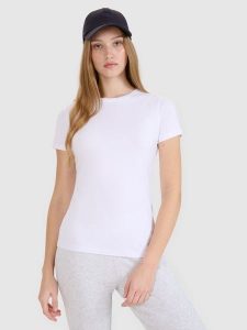 4F T-shirt slim gładki damski (2-pack) - multikolor XXL. T-shirty 4f, xs, bez wzorów, z bawełny, bez kołnierzyka, bez ramiączek. W wyprzedaży za 59,99 zł.