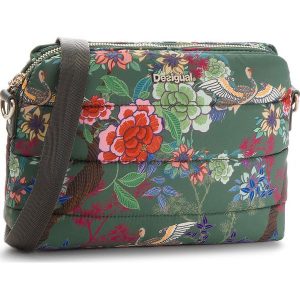 Torebka DESIGUAL - 18WAXFAD 4002. Zielone listonoszki marki Desigual, z materiału. Za 249,90 zł.
