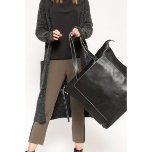 Medicine - Torebka Grey Earth. Szare shopper bag marki MEDICINE, w paski, z materiału. W wyprzedaży za 69,90 zł.