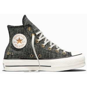 Buty sportowe Converse Chuck Taylor All Star Lift. Szare trampki Converse, bez wzorów, bez zapięcia. Za 590,00 zł.