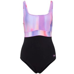 Damski kostium kąpielowy 1-częściowy Speedo Eco New Contour Eclipse Pr. Czarne stroje jednoczęściowe Speedo, bez wzorów. W wyprzedaży za 271,50 zł.