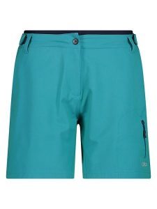 Cmp Szorty kolarskie 3w1 w kolorze turkusowym rozmiar: 46. Niebieskie spodenki sportowe CMP, bez wzorów, z materiału, rowerowe. Za 150,72 zł.