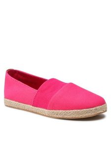 Jenny Fairy Espadryle WS21181-03 Różowy. Czerwone espadryle Jenny Fairy, bez wzorów, z materiału, bez obcasa. Za 55,99 zł.
