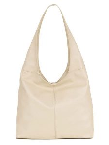Anna Morellini Skórzany shopper bag "Barga" w kolorze beżowym - 33 x 32 x 16 cm rozmiar: onesize. Brązowe shopper bag Anna Morellini, bez wzorów, z materiału, na ramię, bez dodatków. Za 383,03 zł.