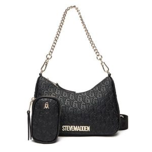 Torebka Steve Madden. Czarne torebki klasyczne Steve Madden, bez wzorów, bez dodatków. Za 319,99 zł.