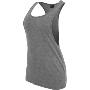 Damski tank top Urban Classic loose burnout. Szare topy Urban Classics, bez wzorów, bez kołnierzyka, bez ramiączek. Za 66,00 zł.