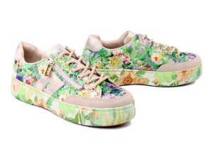 RIEKER M7711-91 multi, półbuty damskie. Półbuty Rieker, bez wzorów, bez obcasa, na platformie, bez zapięcia. Za 419,90 zł.