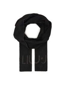 Liu Jo Szalik 2F5019 M0300 Czarny. Czarne rękawiczki Liu Jo, bez wzorów, z materiału. Za 359,99 zł.