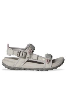 The North Face Sandały NF0A8ADR7F51 Szary. Szare sandały The North Face, bez wzorów, z materiału, bez obcasa, na płaskiej podeszwie, bez zapięcia. Za 249,99 zł.