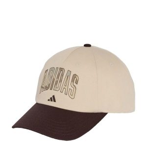 Czapka typu dad z grafiką kamuflażową. Białe czapki ADIDAS, bez wzorów, z bawełny, sportowe. Za 109,00 zł.