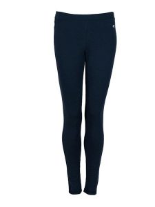 Legginsy fitness damskie. Niebieskie legginsy Champion, bez wzorów, z bawełny. Za 103,00 zł.