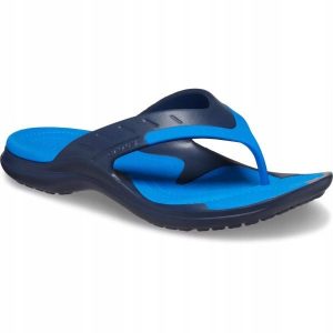 Japonki Dla Dorosłych Crocs Modi Sport Flip. Niebieskie klapki Crocs, bez wzorów, z materiału, bez obcasa. Za 139,99 zł.
