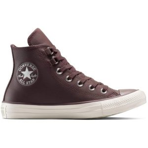 Sneakers Converse Chuck Taylor All Star. Fioletowe trampki Converse, bez wzorów, ze skóry, bez zapięcia. Za 379,45 zł.