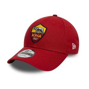 Czapka z daszkiem New Era 9FORT AS ROMA Core Dark Red Strapback - 60572397. Czerwone czapki New Era, bez wzorów, sportowe. Za 127,65 zł.