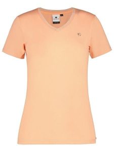 LUHTA Koszulka "Honko" w kolorze brzoskwiniowym rozmiar: XL. Pomarańczowe bluzki Luhta, xl, bez wzorów, bez kołnierzyka, bez ramiączek. Za 96,60 zł.