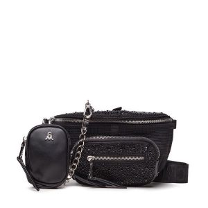 Saszetka nerka Steve Madden. Czarne nerki i saszetki Steve Madden, bez wzorów. Za 349,99 zł.