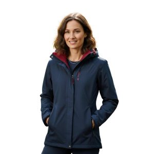 Kurtka narciarska damska Vaude Wo Kintail 3in1. Niebieskie kurtki Vaude, na zimę, bez wzorów, z poliesteru, bez kaptura, narciarskie. Za 425,70 zł.