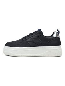 GAP Sneakersy "Paradise" w kolorze srebrno-czarnym rozmiar: 38. Czarne trampki GAP, bez wzorów, bez zapięcia. Za 105,38 zł.