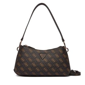 Torebka Guess. Brązowe torebki klasyczne Guess, z aplikacjami, bez dodatków. Za 589,99 zł.