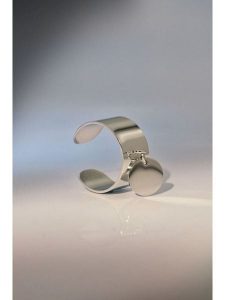 MOODE Pierścionek "Suzie" rozmiar: onesize. Szare pierścionki MOODE, ze stali. Za 109,78 zł.