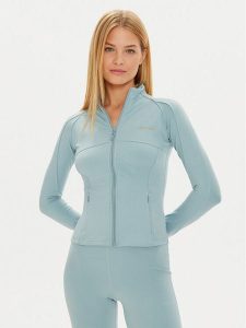 Guess Bluza V4YP12 KCD02 Niebieski Regular Fit. Niebieskie bluzy Guess, xxs, z aplikacjami, z syntetyku, bez kaptura. Za 209,99 zł.