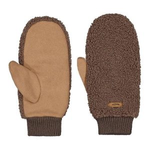 Rękawiczki Damskie Barts Teddy Mitts. Brązowe rękawiczki Barts, bez wzorów. Za 234,50 zł.