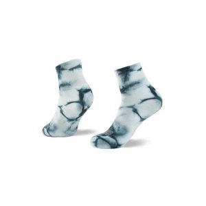 Skarpety Trekkingowe Na Giean Medium Weight Tie-Dyed Micro Monochrome. Białe skarpetki NA GIEAN, bez wzorów. Za 51,99 zł.