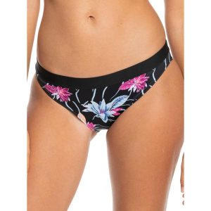 Dół od stroju kąpielowego Roxy Active. Czarne bikini Roxy, bez wzorów, z lycry. Za 92,00 zł.