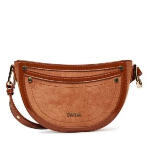 Torebka DeeZee. Brązowe listonoszki DeeZee, bez wzorów, bez dodatków. Za 129,99 zł.