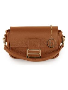 Lia Biassoni Skórzana torebka "Tagliamento" w kolorze jasnobrązowym - 22 x 15 x 6 cm rozmiar: onesize. Brązowe torebki klasyczne Lia Biassoni, bez wzorów, z materiału, przez ramię, bez dodatków. Za 195,99 zł.