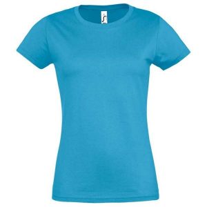 Koszulka Imperial Dla Kobiet. Niebieskie bluzki SOL'S, s, bez wzorów, sportowe, bez kołnierzyka, bez ramiączek. Za 38,99 zł.
