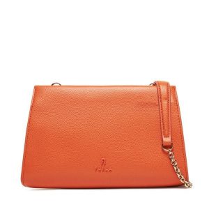 Torebka Furla. Brązowe torebki wieczorowe Furla, bez wzorów, bez dodatków. Za 519,99 zł.