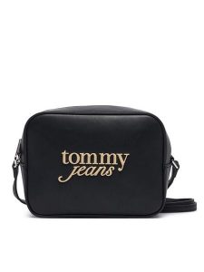 Tommy Jeans Torebka Tjw Must Camera Bag AW0AW19049 Czarny. Czarne listonoszki Tommy Jeans, bez wzorów, z jeansu, bez dodatków. Za 289,99 zł.