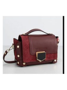 Christian Laurier Skórzana torebka "Nanu" w kolorze bordowym - 24 x 16 x 10 cm rozmiar: onesize. Czerwone torebki klasyczne Christian Laurier, bez wzorów, z materiału, przez ramię, bez dodatków. Za 217,99 zł.