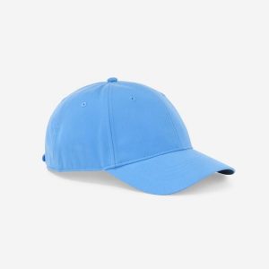 Czapka z daszkiem TC500 Kuikma. Niebieskie czapki KUIKMA, bez wzorów, z materiału, sportowe. Za 29,99 zł.