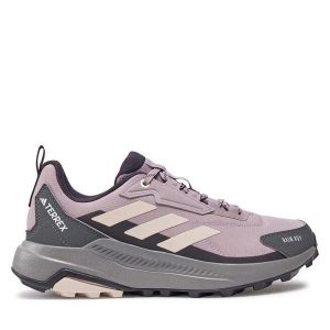 Trekkingi adidas. Fioletowe buty sportowe ADIDAS, bez wzorów, bez zapięcia, trekkingowe, Adidas Terrex. Za 279,99 zł.